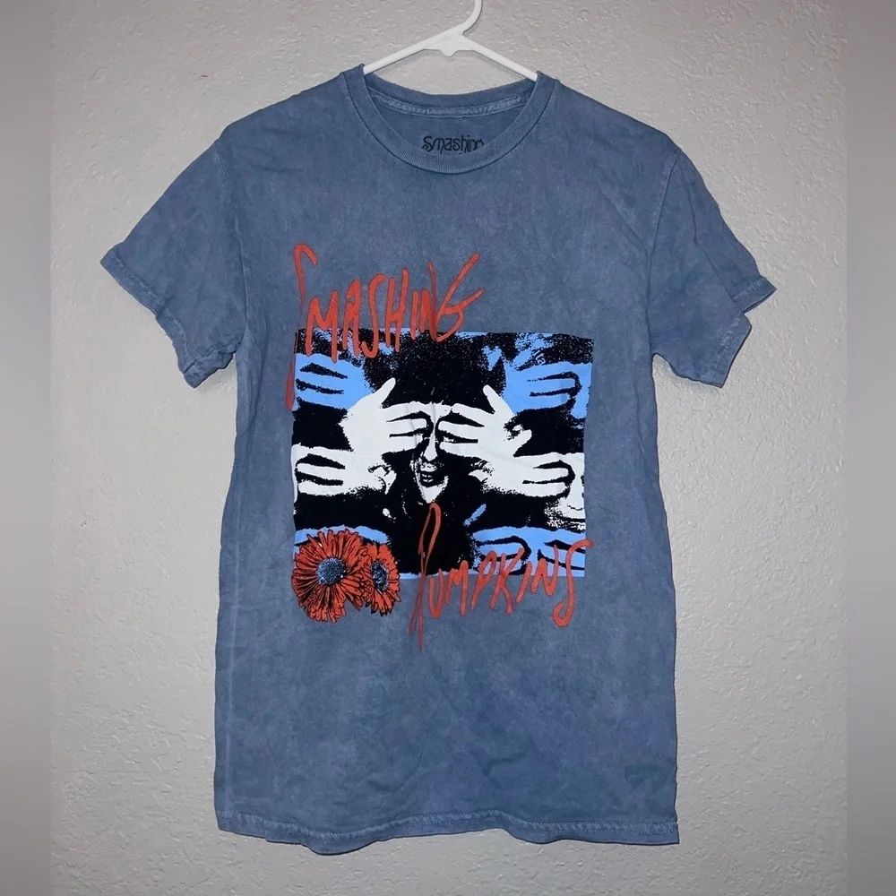 Smashing Pumpkins Men Band Graphic T-Shirt - Picture 1 of 4